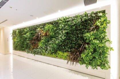 辦公室仿真植物墻
